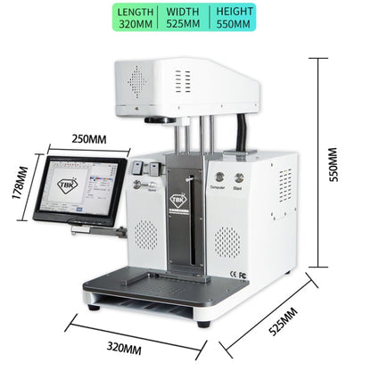 TBK-958C Automatic Laser Marking Screen Separater Repair Machine, TBK-958C