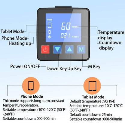 CPB CP320 LCD Screen Heating Pad Safe Repair Tool, EU Plug, CPB CP320(EUPlug)