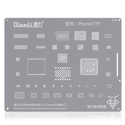 Qianli QS03 Bumblebee Stencils BGA Reballing Planting Tin Plate For iPhone 7/7 Plus, For iPhone 7/7 Plus