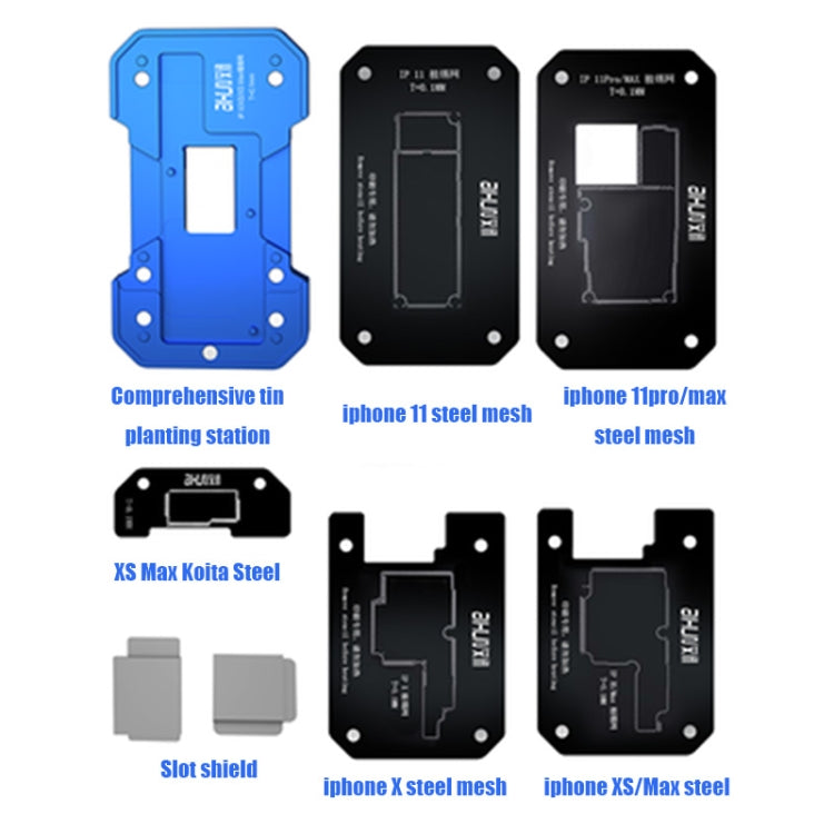 AIXUN FT06 Pro 6 in 1 PCB Printing Reballing Platform For iPX-iP11 Pro Max, AIXUN FT06 Pro