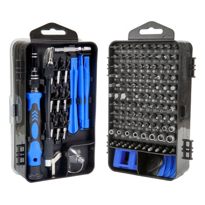 138 in 1 DIY Mobile Phone Disassembly Tool Clock Repair Multi-function Tool Screwdriver Set, 138 in 1 (Yellow), 138 in 1 (Grey), 138 in 1 (Blue), 138 in 1 (Purple), 138 in 1 (Red)