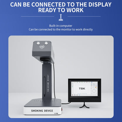 TBK-958ML With Smoking Device Auto Focus Laser Marking Engraver Repair Machine, TBK-958ML