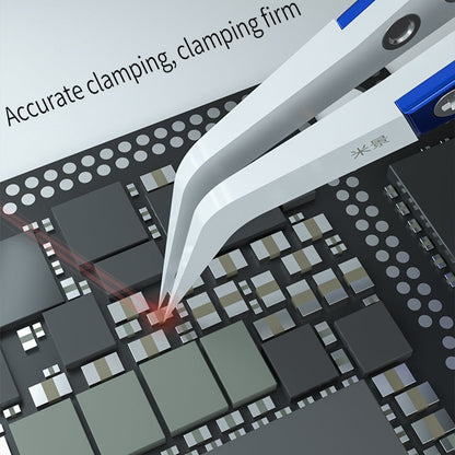 Mijing Antistatic Precision Diamagnetism Tweezers(Straight), Curved, Straight