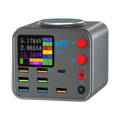 MaAnt Dianba NO.1 Multi-port Wireless USB PD Charger, US Plug, Dianba NO.1, US Plug, Dianba NO.1, EU Plug