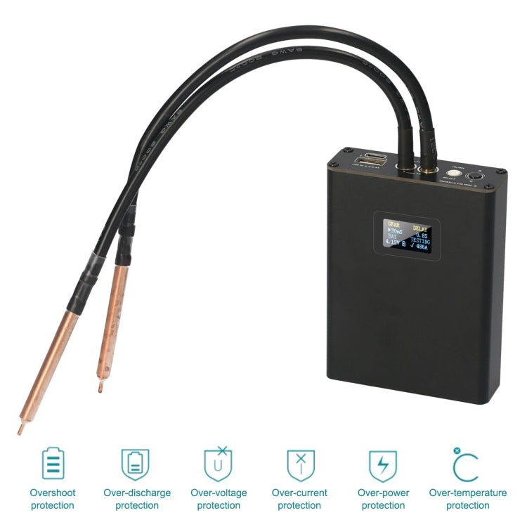 Handheld Spot Welder Machine 0.1-0.15mm Nickel Welding Machine