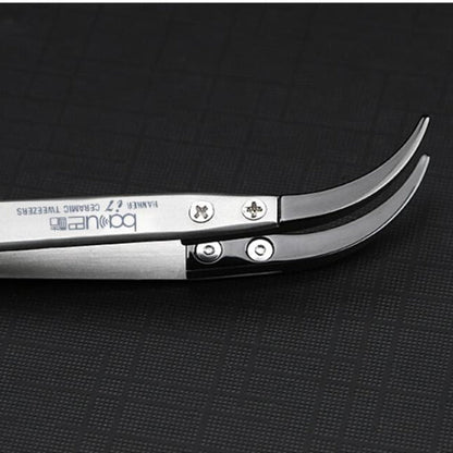 BAKU BA-I7-74MZ Stainless Steel Curved Tweezers, BAKU BA-I7-74MZ (Curved )
