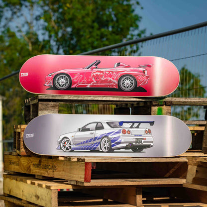 2 F 2 F inspired Nissan Skyline GT-R Skate Deck Wall Art