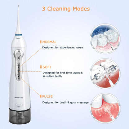 Mornwell D52 USB-Rechargeable water flosser  IPX7 Waterproof Oral Irrigator, D52