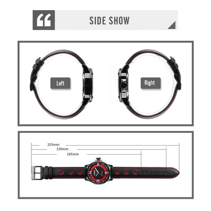 SKMEI 9211 Fashion Sports Stereo Dial Luminous Pointer Creative Watch Business Trend Men Quartz Watch