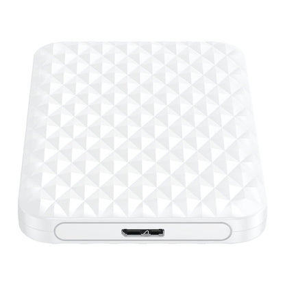 ORICO 2520U3 2.5-Inch Portable Hard Drive Enclosure, White, Black