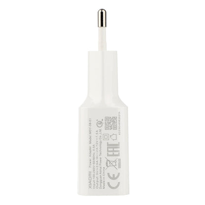 Original Xiaomi MDY-08-EI 18W Type-C / USB-C Fast Charge Charger, EU Plug, MDY-08-EI