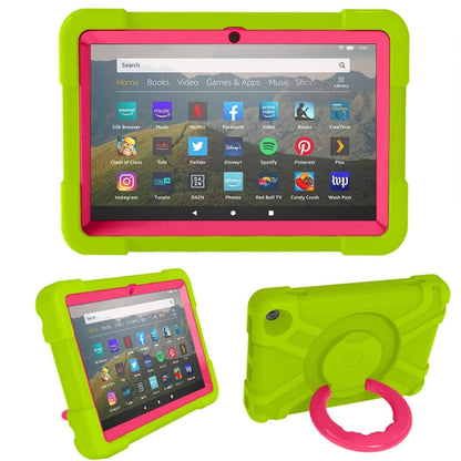 PC + Silicone Shockproof Combination Case with 360 Degree Rotating Holder & Handle, For Galaxy Tab A 8.4 (2020) T307, For Amazon Kindle Fire HD8 (2020)