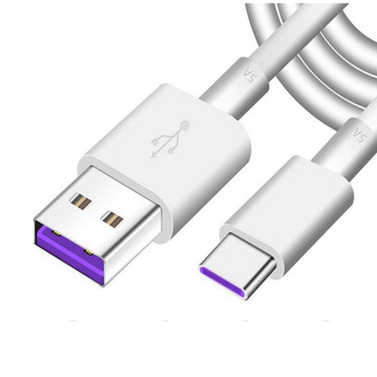 SDC-30W 2 in 1 USB to USB-C / Type-C Data Cable + 30W QC 3.0 USB + 2.4A Dual USB 2.0 Ports Mobile Phone Tablet PC Universal Quick Charger Travel Charger Set, EU Plug, with USB-C / Type-C Cable, EU Plug