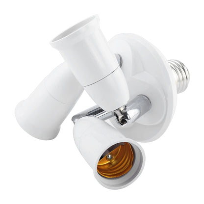 E27 to E27 Splitter Adjustable LED Light Bulb Holder Adapter Converter Socket Light Bulb Holder, 1 In 1, 2 In 1, 3 In 1, 4 In 1, 5 In 1