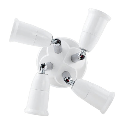 E27 to E27 Splitter Adjustable LED Light Bulb Holder Adapter Converter Socket Light Bulb Holder, 1 In 1, 2 In 1, 3 In 1, 4 In 1, 5 In 1