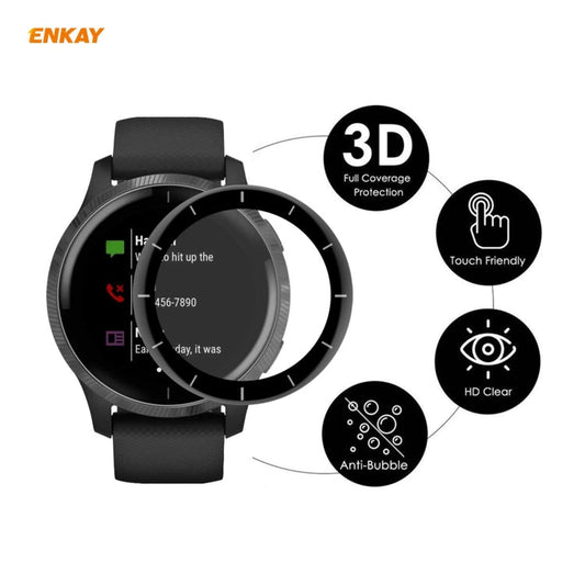 2 PCS ENKAY Hat-Prince 3D Full Screen Soft PC Edge + PMMA HD Screen Protector Film, For Venu 2 / Vivoactive 4 45mm (2 PCS), For Garmin Venu 2S / Vivoactive 4S 40mm (2 PCS), For Redmi Watch (2 PCS), For Huawei B6 (2 PCS)                                 ...