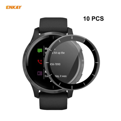 10 PCS ENKAY Hat-Prince 3D Full Screen Soft PC Edge + PMMA HD Screen Protector Film, For Garmin Venu 2S / Vivoactive 4S 40mm (10 PCS), For Redmi Watch (10 PCS), For Huawei B6 (10 PCS), For Venu 2 / Vivoactive 4 45mm (10 PCS)                            ...