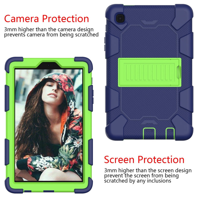 For Samsung Galaxy Tab A7 Lite T220 / T225 Two-Color Robot Shockproof Silicone + PC Protective Case with Holder, For Samsung Galaxy Tab A7 Lite T220