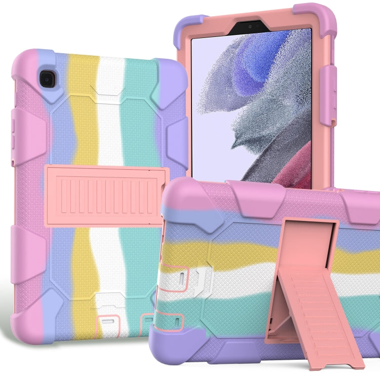 For Samsung Galaxy Tab A7 Lite T220 / T225 Two-Color Robot Shockproof Silicone + PC Protective Case with Holder, For Samsung Galaxy Tab A7 Lite T220
