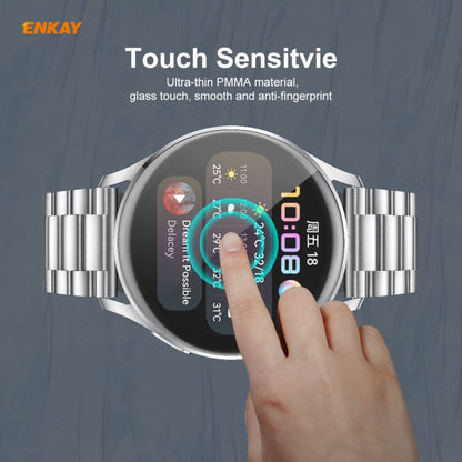 For Huawei WATCH 3 46mm ENKAY Hat-Prince 3D Full Coverage Soft PC Edge + PMMA HD Screen Protector Film, For Huawei WATCH 3 46mm (1 PC), For Huawei WATCH 3 46mm (2 PCS), For Huawei WATCH 3 46mm (5 PCS), For Huawei WATCH 3 46mm (10 PCS)
