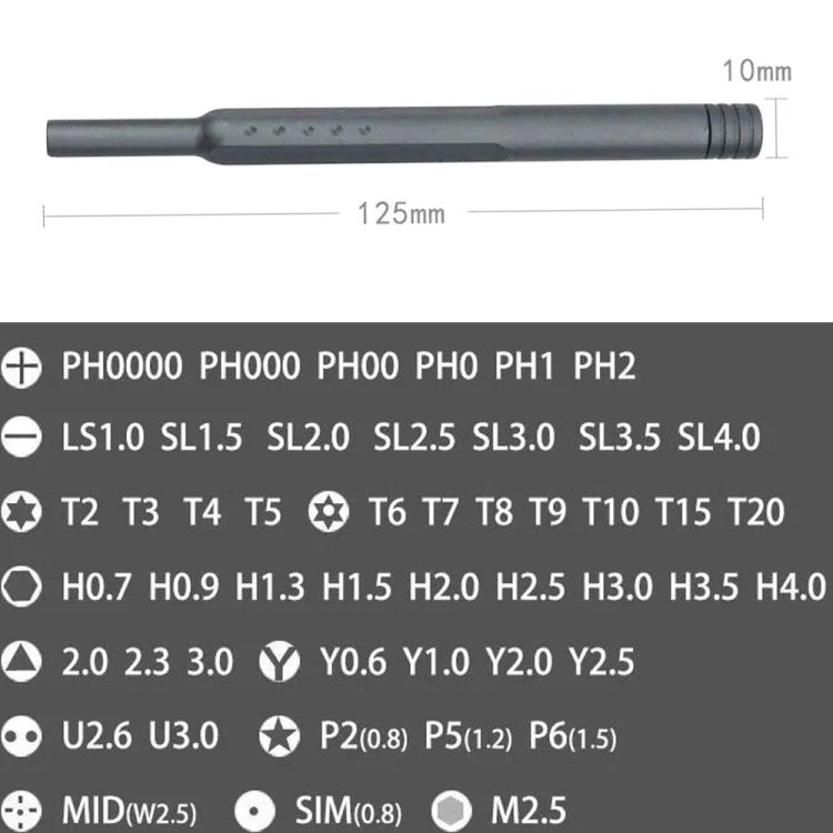 A49 49 in 1 High Quality Screwdriver Set  Mobile Computer Disassembly and Maintenance Tools, 49 in 1