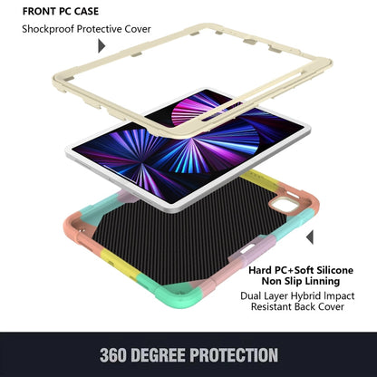 PC + Silicone Anti-drop Tablet Case with Butterfly Holder & Pen Slot for iPad Pro 11 2018 & 2020 & 2021 & Air 2020 10.9, For iPad Pro 11 2018 & 2020 & 2021 & Air 2020 10.9