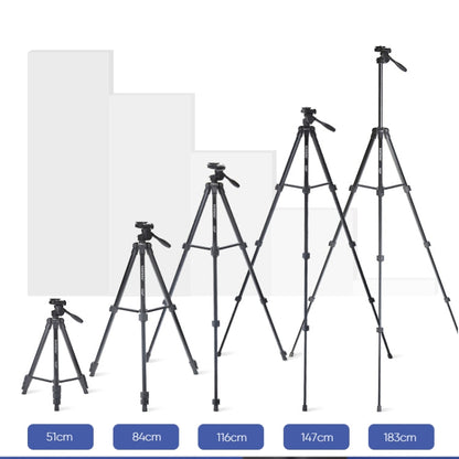 YUNTENG VCT-618N 1.8m Aluminum Tripod Mount, VCT-618N