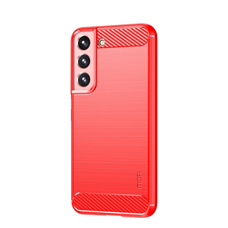 MOFI Gentleness Series Brushed Texture Carbon Fiber Soft TPU Case, For Samsung Galaxy S22 5G, For Samsung Galaxy S22+ 5G, For Samsung Galaxy S22 Ultra 5G, For Samsung Galaxy A13 5G, For Samsung Galaxy M52 5G