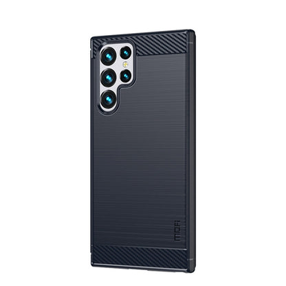MOFI Gentleness Series Brushed Texture Carbon Fiber Soft TPU Case, For Samsung Galaxy S22 5G, For Samsung Galaxy S22+ 5G, For Samsung Galaxy S22 Ultra 5G, For Samsung Galaxy A13 5G, For Samsung Galaxy M52 5G