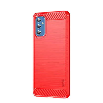 MOFI Gentleness Series Brushed Texture Carbon Fiber Soft TPU Case, For Samsung Galaxy S22 5G, For Samsung Galaxy S22+ 5G, For Samsung Galaxy S22 Ultra 5G, For Samsung Galaxy A13 5G, For Samsung Galaxy M52 5G