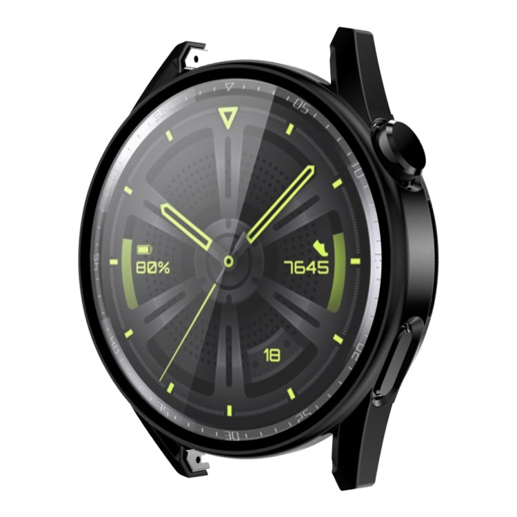 For Huawei Watch GT 3 42mm ENKAY Matte PC Frame + Tempered Glass Protector Case