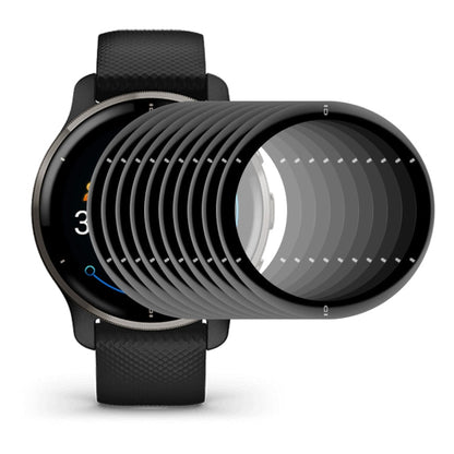 For Garmin Venu 2 Plus ENKAY Hat-Prince 3D Full Coverage Soft PC Edge + PMMA HD Protector Film, 1 PC, 2 PCS, 5 PCS, 10 PCS