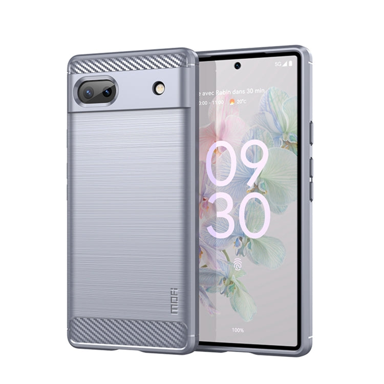 MOFI Gentleness Brushed Carbon Fiber Soft TPU Case, For LG K22 / K22 Plus, For LG K42, For LG K52 / K62 / K62+ / Q52 / Q62, For LG K92, For Google Pixel 6A, For Motorola Moto G51  5G