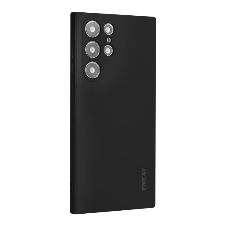 For Samsung Galaxy S22 Ultra 5G ENKAY Liquid Silicone Soft Shockproof Phone Case, For Samsung Galaxy S22 Ultra 5G