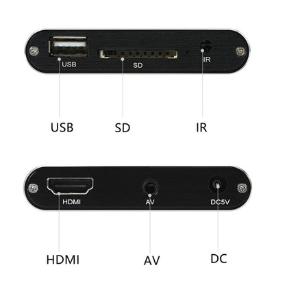 X9 HD Multimedia Player 4K Video Loop USB External Media Player AD Player