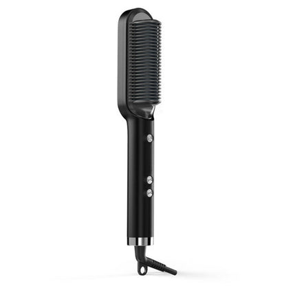K-SKIN KD380 Hair Straightener Electric Straight Hair Curler Comb Brush PTC Heating Ceramic Straight Hair Brush, UK Plug, Black, UK Plug, White, EU Plug, Black, EU Plug, White