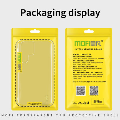MOFI Ming series Fully Transparent Ultra-thin TPU Soft Shell All-round Protective Shell, For Samsung Galaxy S22 Ultra 5G