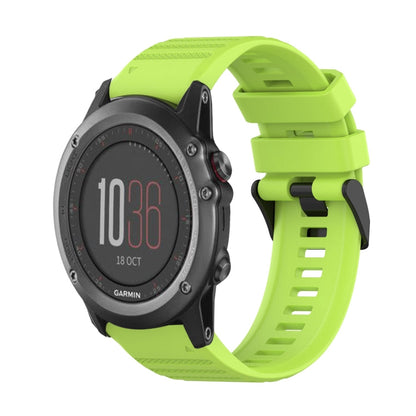 26mm Horizontal Texture Silicone Watch Band with Removal Tool, For Garmin Fenix 3, For Garmin Fenix 3 HR, For Garmin Fenix 3 Sapphire