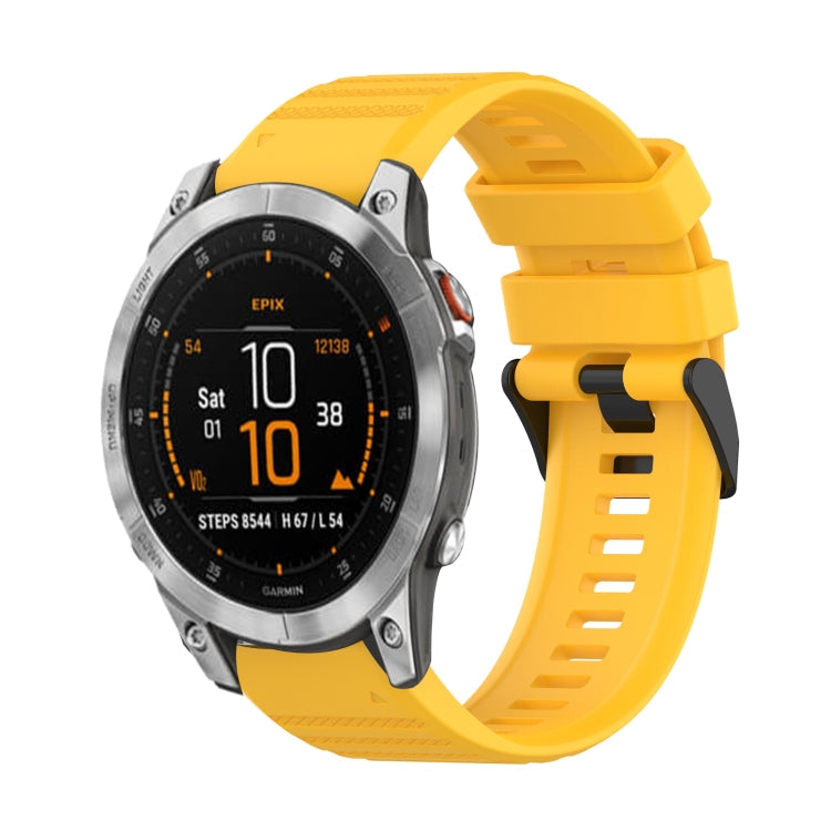 22mm Horizontal Texture Silicone Watch Band with Removal Tool, For Garmin Epix Gen 2, For Garmin Approach S62, For Garmin Fenix 6 GPS