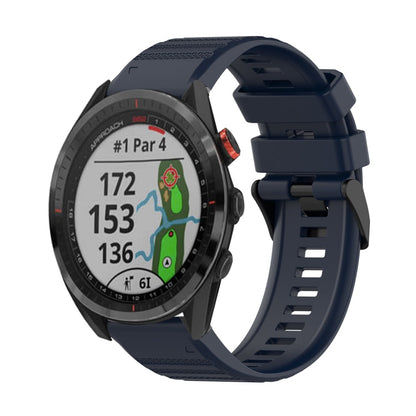 22mm Horizontal Texture Silicone Watch Band with Removal Tool, For Garmin Epix Gen 2, For Garmin Approach S62, For Garmin Fenix 6 GPS