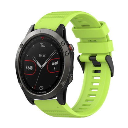 22mm Horizontal Texture Silicone Watch Band with Removal Tool, For Garmin Fenix 6 Pro GPS, For Garmin Fenix 6 Sapphire GPS, For Garmin Fenix 5
