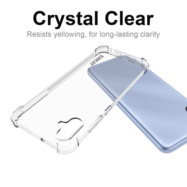 ENKAY Hat-Prince Clear TPU Shockproof Phone Case, For Samsung Galaxy A04e 4G, For Samsung Galaxy A34, For Samsung Galaxy A54 5G