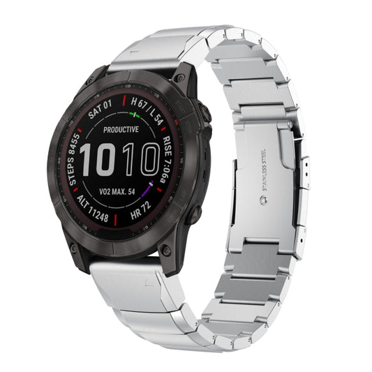 26mm Tortoise Shell Stainless Steel Watch Band, For Garmin Fenix 7X, For Garmin Enduro 2, For Garmin Tactix 7, For Garmin Tactix 7 Pro, For Garmin Fenix 7X Solar, For Garmin Tactix Delta, For Garmin Enduro, For Garmin Fenix 6X, For Garmin Fenix 6X Pro ...
