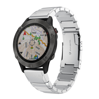 22mm Tortoise Shell Stainless Steel Watch Band, For Garmin Fenix 7, For Garmin Fenix 7 Solar, For Garmin Fenix 7 Sapphire Solar, For Garmin EPIX Gen 2, For Garmin Approach S62, For Garmin Fenix 6 GPS, For Garmin Fenix 6 Pro GPS                         ...