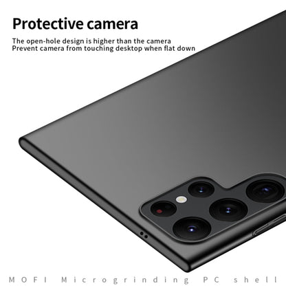 For Samsung Galaxy S24 Ultra 5G MOFI Frosted PC Ultra-thin Hard Phone Case(Black)