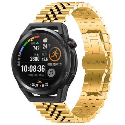 Five Bull Half Round Stainless Steel Watch Band + Strap Removal Tool, For Huawei Watch GT3 Pro 46mm, For Huawei Watch GT Runner, For Huawei Watch GT3 46mm
