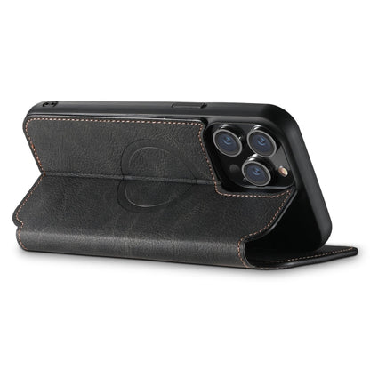 Suteni J06 Multifunctional Leather Magnetic Magsafe Phone Case, For iPhone 14 Pro Max