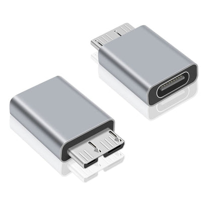 JUNSUNMAY USB-C / Type-C Female to Male USB 3.0 Micro B Adapter Converter, 1 PCS, 2 PCS