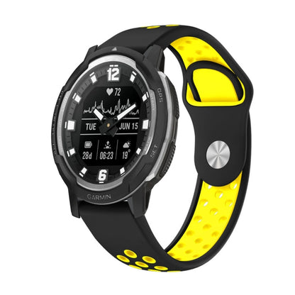 22mm Sports Breathable Silicone Watch Band, For Garmin MARQ Athlete Gen 2, For Garmin Instinct Crossover