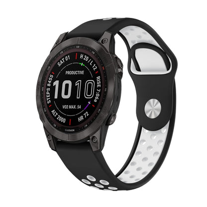 22mm Sports Breathable Silicone Watch Band, For Garmin Instinct Crossover Solar, For Garmin Fenix 7